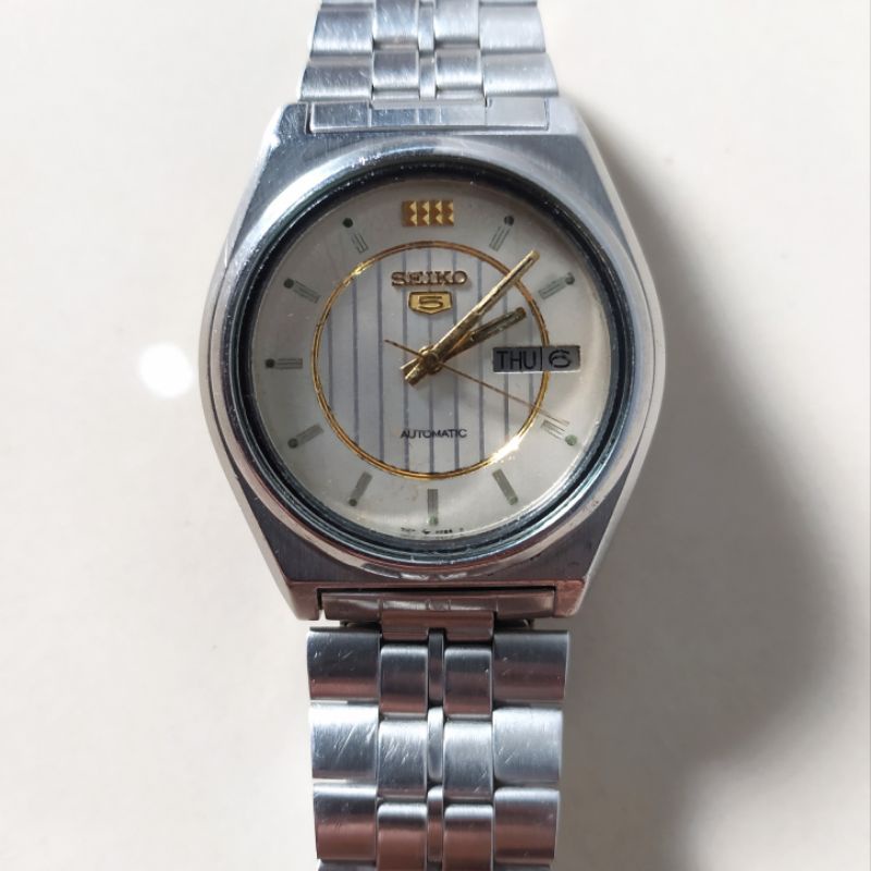 jam tangan kuno Seiko 5 7009 17 jewels automatic