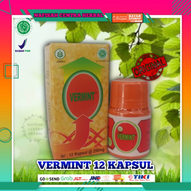 

Vermint isi 12 Kapsul Ekstrak Cacing Tanah | Obat Typus/Tipes Herbal