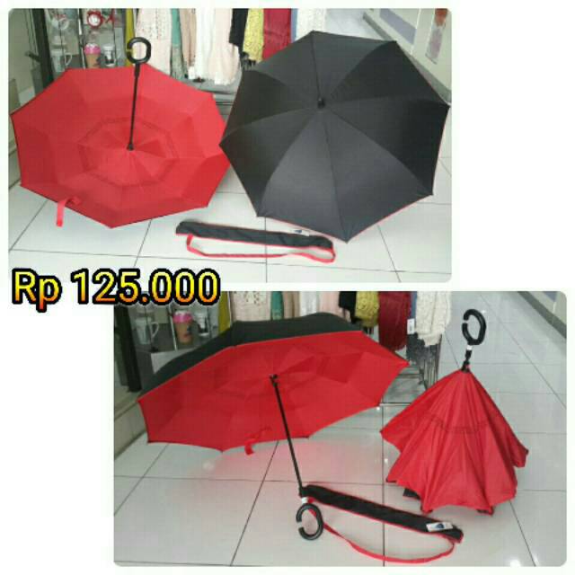 Payung terbalik gagang C
