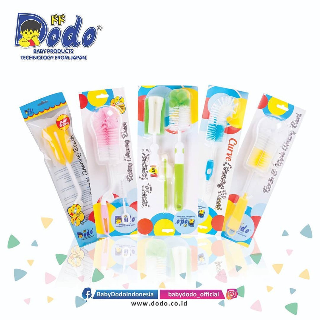 ❣️Rakkistore99❣️ Dodo Bottle &amp; Nipple Cleaning Brush (Sikat Pembersih Botol)