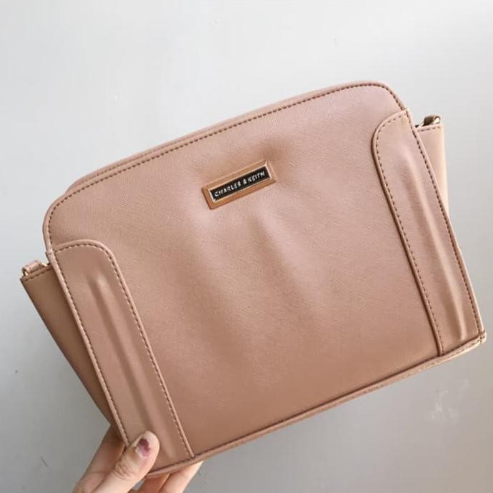 Tas Wanita | Tas Branded | Tas Cewek | Ck Mini Messenger - Hitam