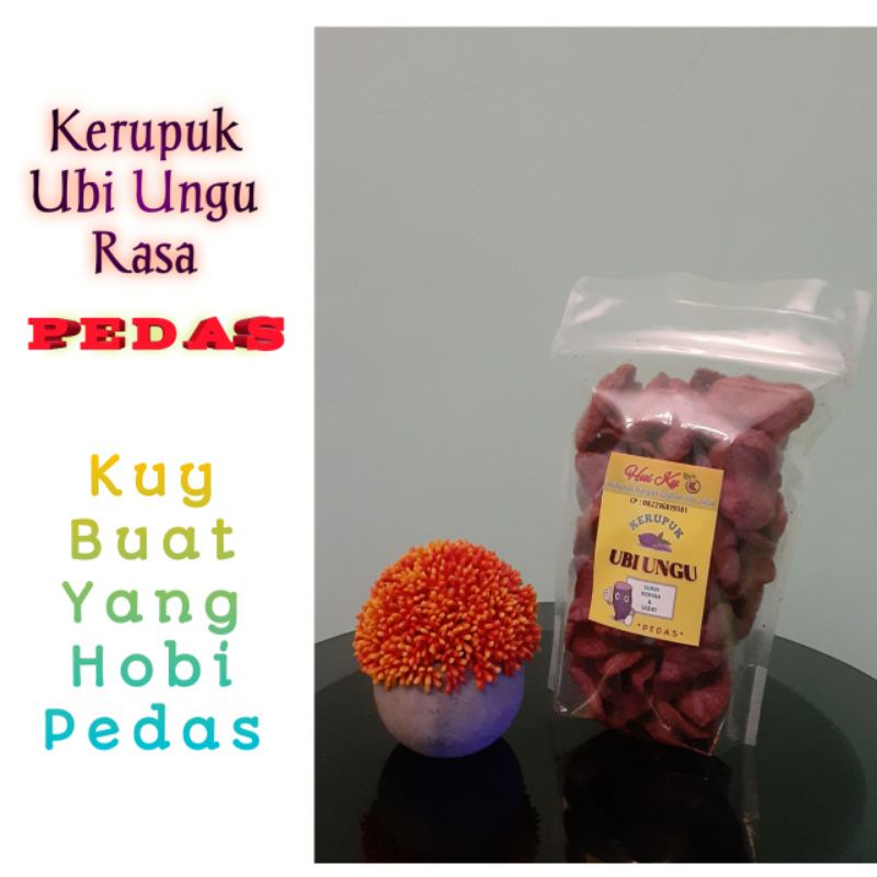 

Kerupuk Ubi Ungu Pedas