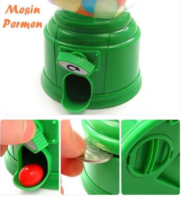 Mini mesin permen candy machine toples permen unik ok  good quality