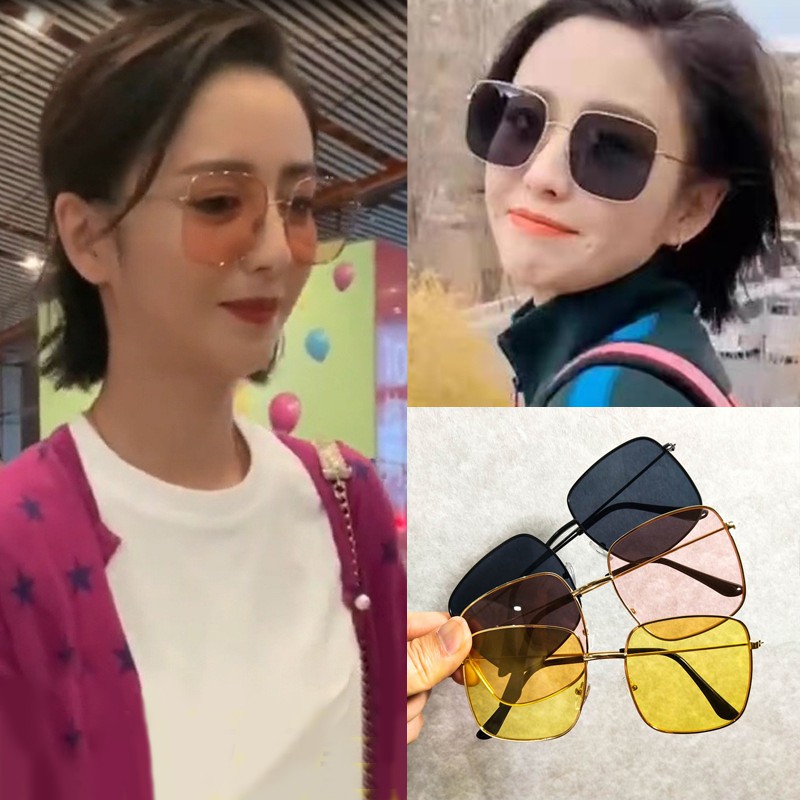 (COD) Kacamata Hitam Kacamata Kotak Fashion Korea untuk Pria dan Wanita / Korean Sunglasses Unisex