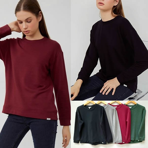 Orvis Ladies' Crewneck Pullover Sweatshirt // sisa ekspor