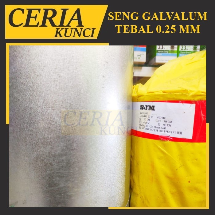 Seng Galvalum 60 cm Permeter