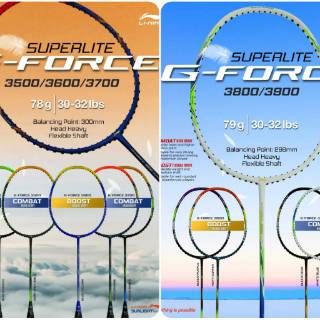 RAKET BADMINTON LINING G-FORCE 3500-3600-3700-3800-3900