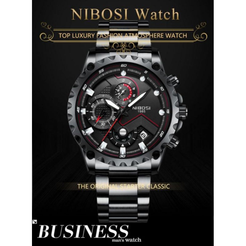 Jam Tangan Chronograph Pria NIBOSI - 2322