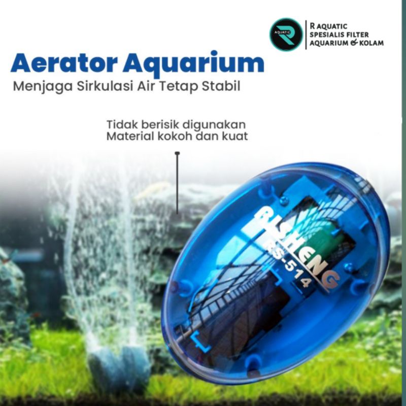 aerator super silent anti berisik pompa udara aquarium