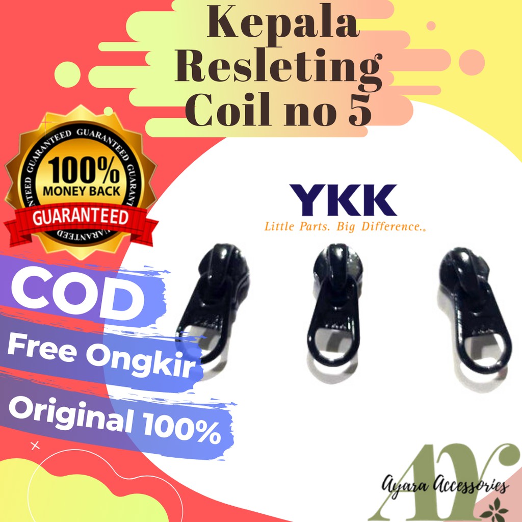 KEPALA RESLETING YKK COIL TERBALIK TERBAIK