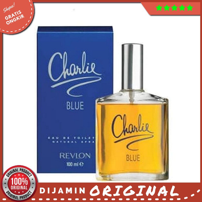 Parfum Original Revlon Charlie Blue Pria Laki Laki Asli Ori Wangi Tahan Lama