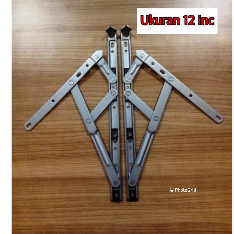 window casement 12 inch stok terbatas engsel jendela 12 inc engsel casement 12 inc engsel alumunium 12 inchi stanlis engsel jendela 30 cm stanlis