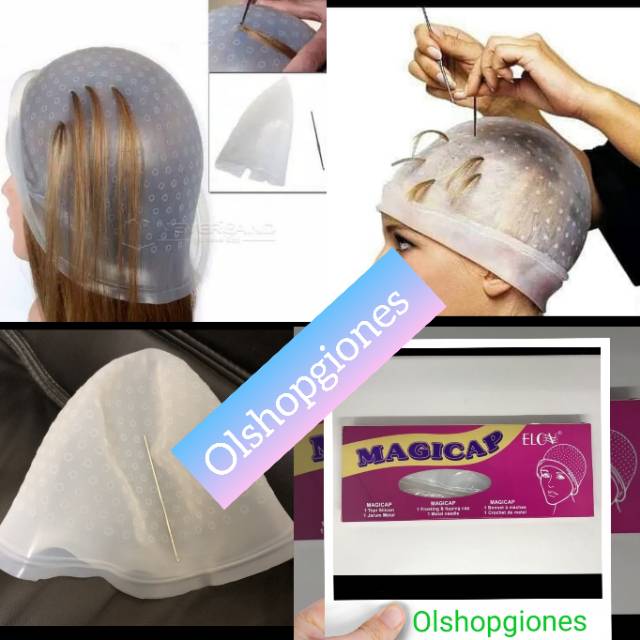 TOPI Highlight Elov topi semir rambut Bleaching Magicap