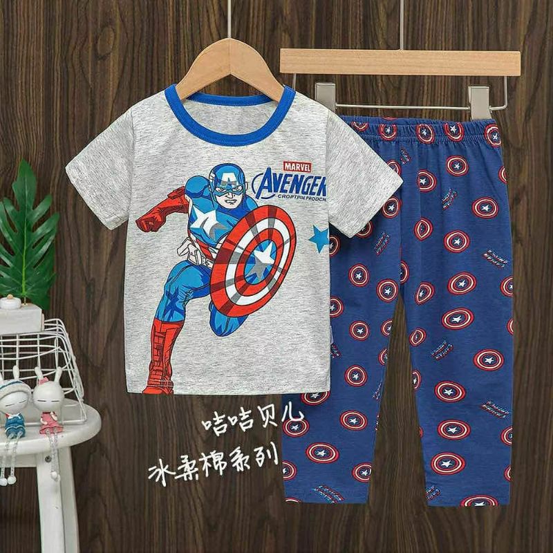 Skyroom🟢 Piyama anak import/ piyama kubao/baju tidur anak import