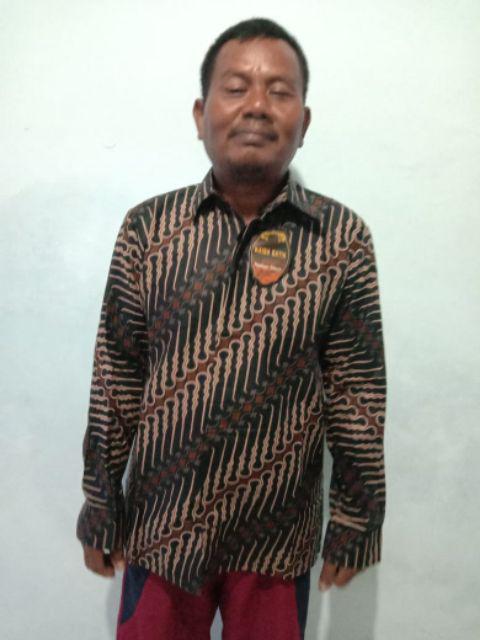 Kemeja Batik Lengan Panjang Baju Seragam Batik Kantor Adem Nyaman Di Pakai / Murah M L Xl