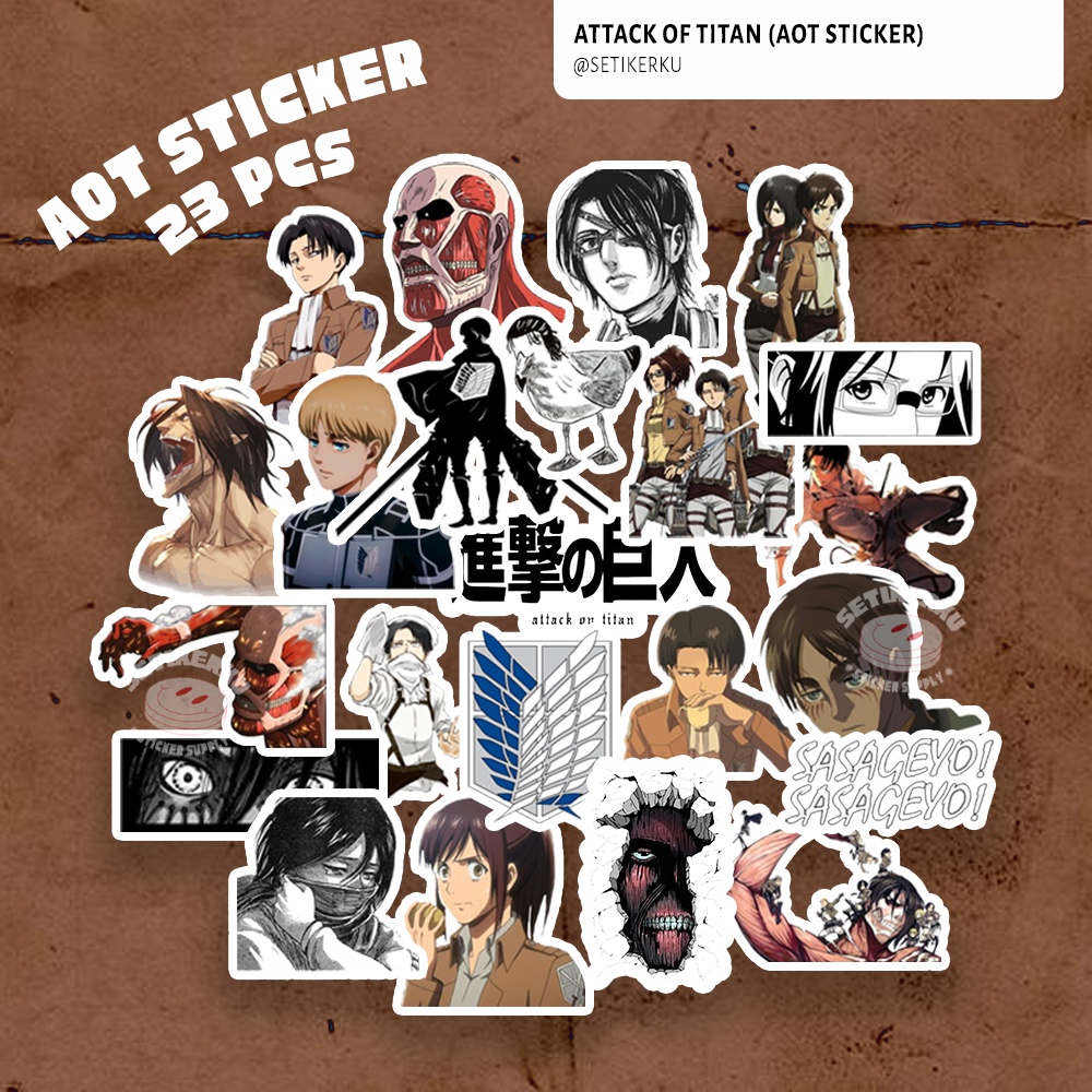 

Attack of Titan Sticker Pack A6 (23pcs)