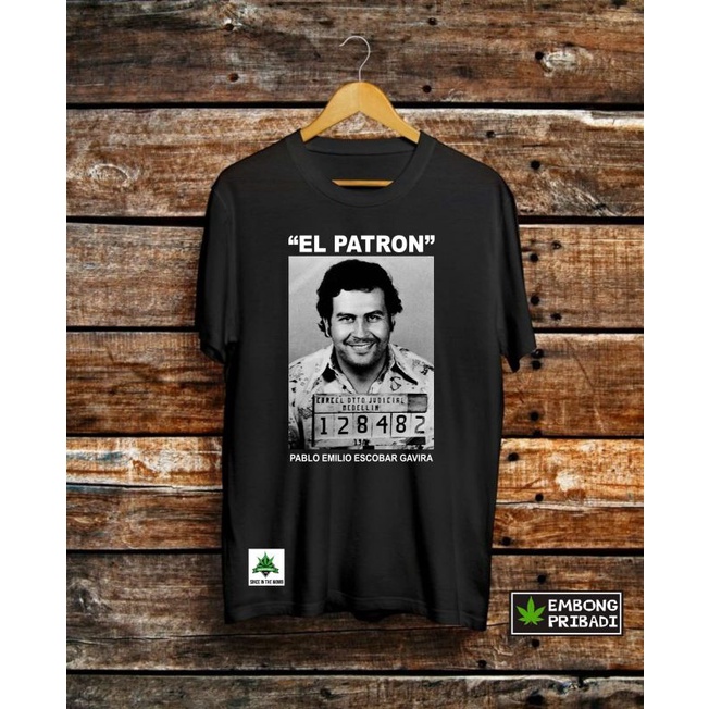 KAOS DISTRO ORIGINAL. KAOS FABIO ESCOBAR. KAOS DAUN GANJA