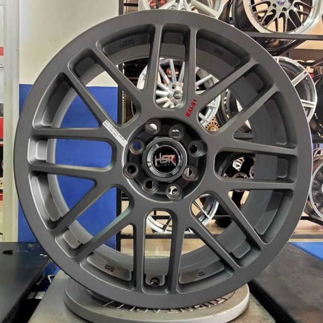 Velg Mobil HSR RAI-S1 Ring 17 Velg Racing Jazz Yaris Mobilio Livina Termurah Gratis Ongkir