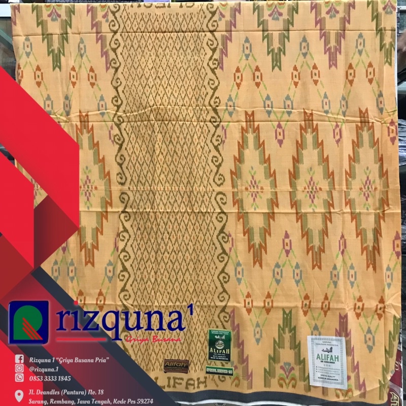 Sarung Alifah Junior Benang 100 Mesres