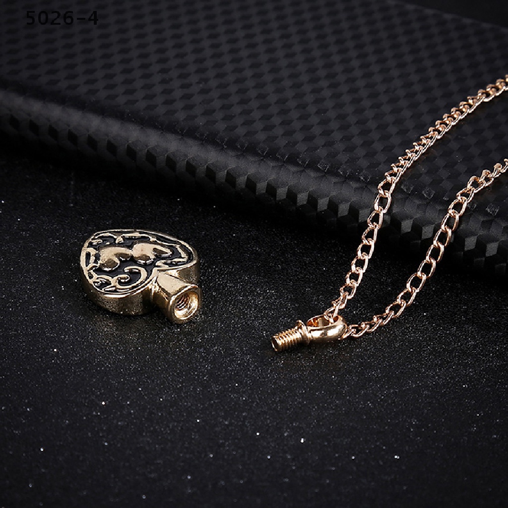 5026-4 Kalung Liontin Bentuk Hati Bahan Stainless Steel