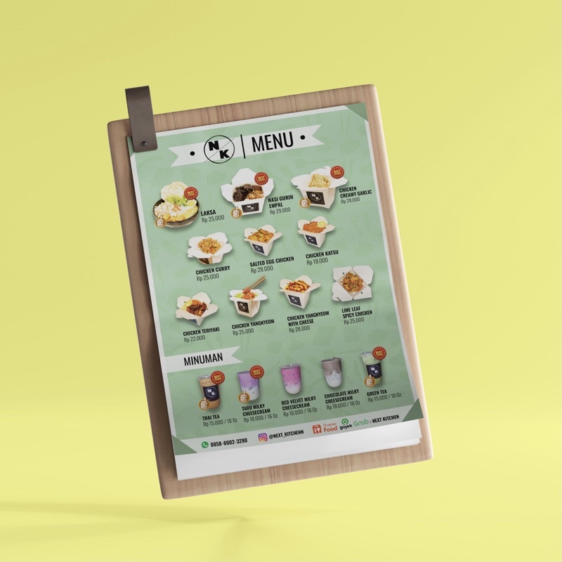 JASA DESIGN MENU MAKANAN MINUMAN TERMURAH DAN PREMIUM