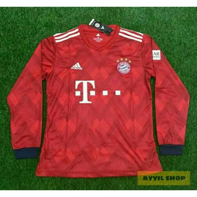 New Jersey Bayern Munchen 2018 2019 Lengan panjang GRADE ORI