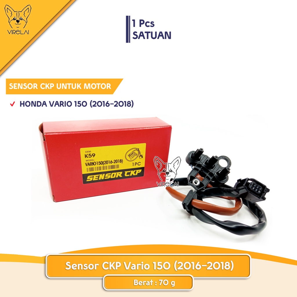 Sensor CKP / Sensor Spull Kaki 3 Honda Vario 150 - K59