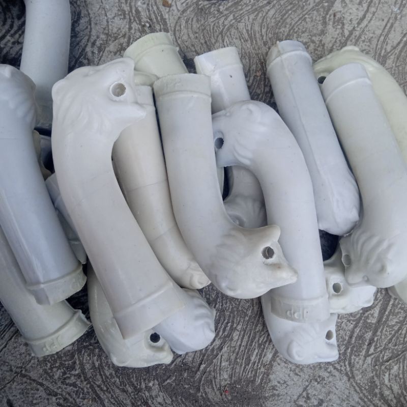 GAGANG PISAU/GAGANG GOLOK PLASTIK MOTIF KEPALA MACAN ANTI PECAH ANTI LICIN