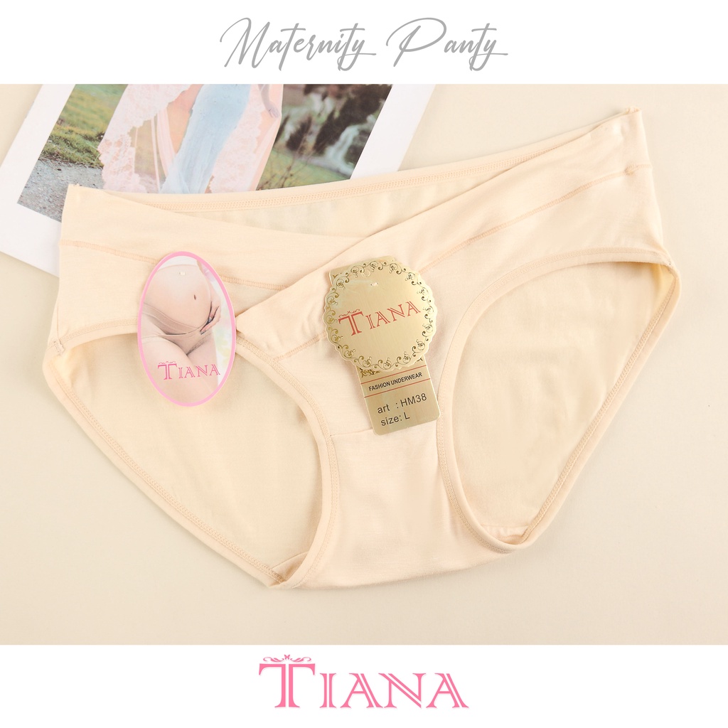 TIANA | Celana Dalam Hamil Hipster dibawah Perut Muat Kehamilan 0 - 9 Bulan / Maternity Panties / art TN HM38