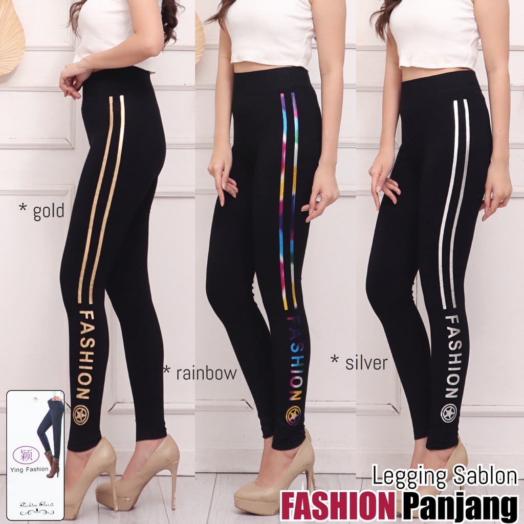 Legging SABLON BEBE / Legging Wanita / legging jumbo wanita / legging senam / legging import / YING FASHION