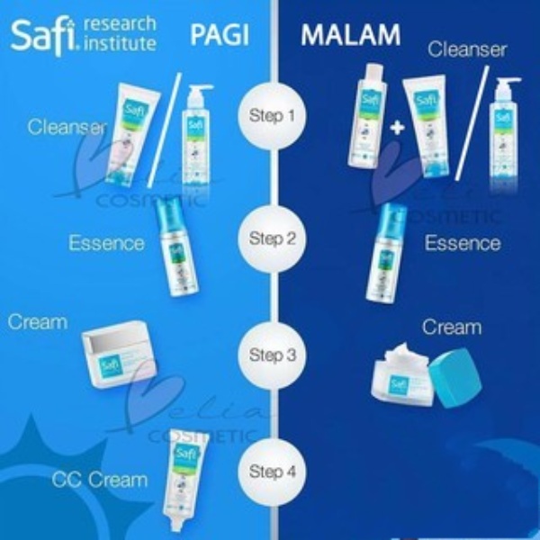 SAFI White Expert 2 in 1 Cleanser &amp; Toner 70mL | 150mL ( WE pembersih wajah safi ) ( KIM)