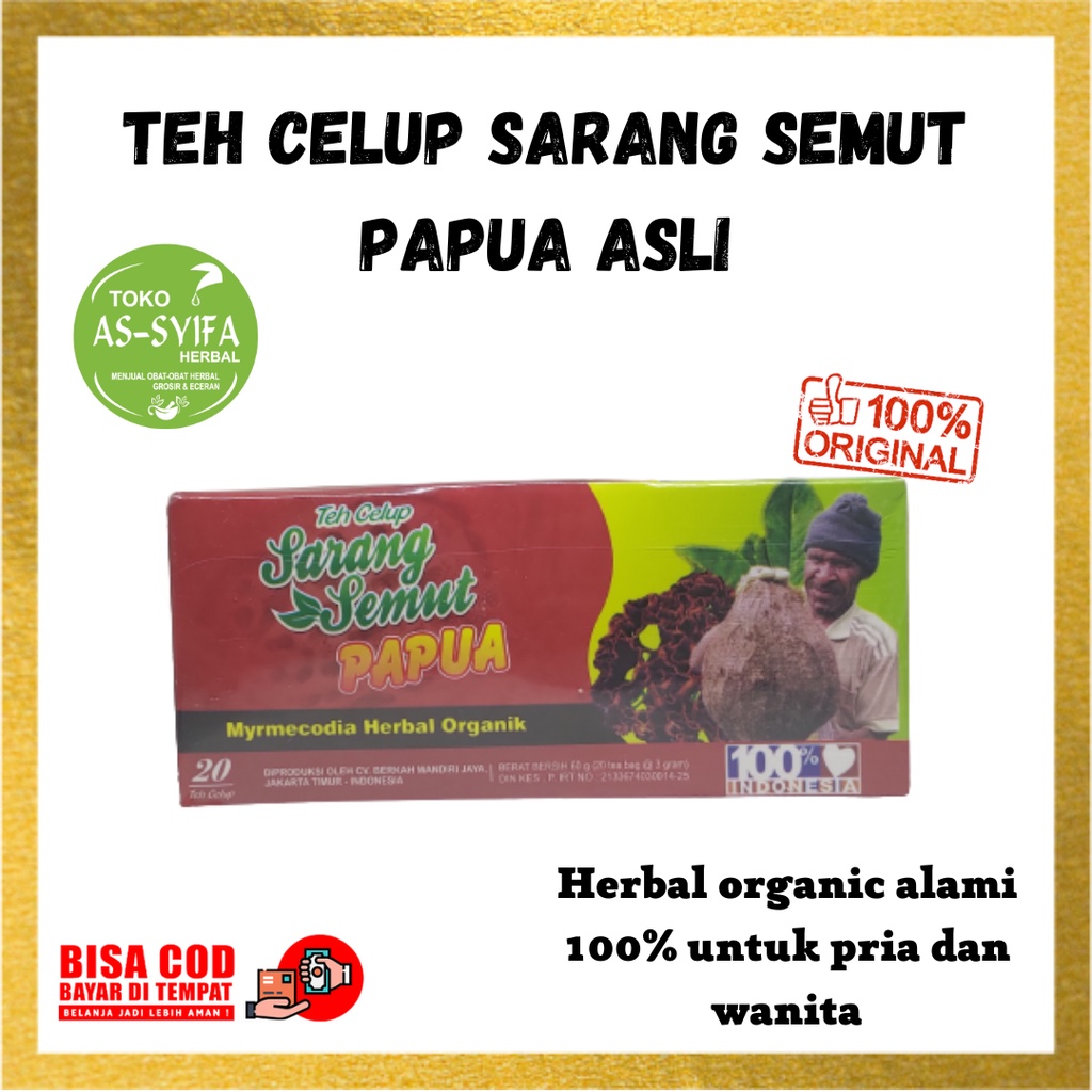 

Teh Celup Sarang Semut Papua Asli Original 100 % Kencono Sari Organik