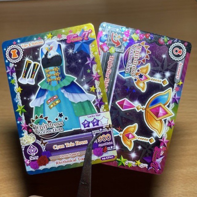 Aikatsu Card Tristar Yurika ori set
