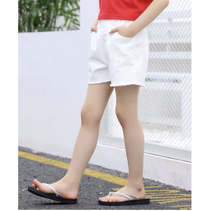 babyfit [2-8thn] LOVED celana jeans anak perempuan hotpants lentur stretch karet celana import jx-0116r