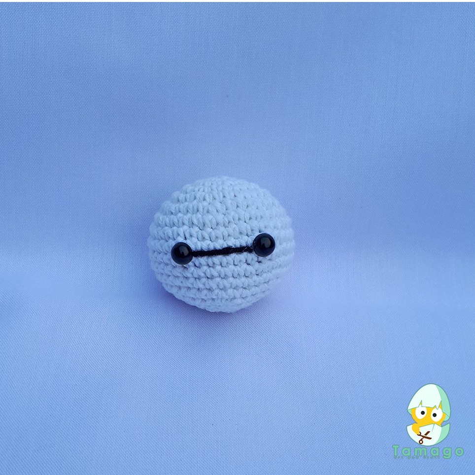 Baymax Head/Rajutan Baymax/Baymax Amigurumi