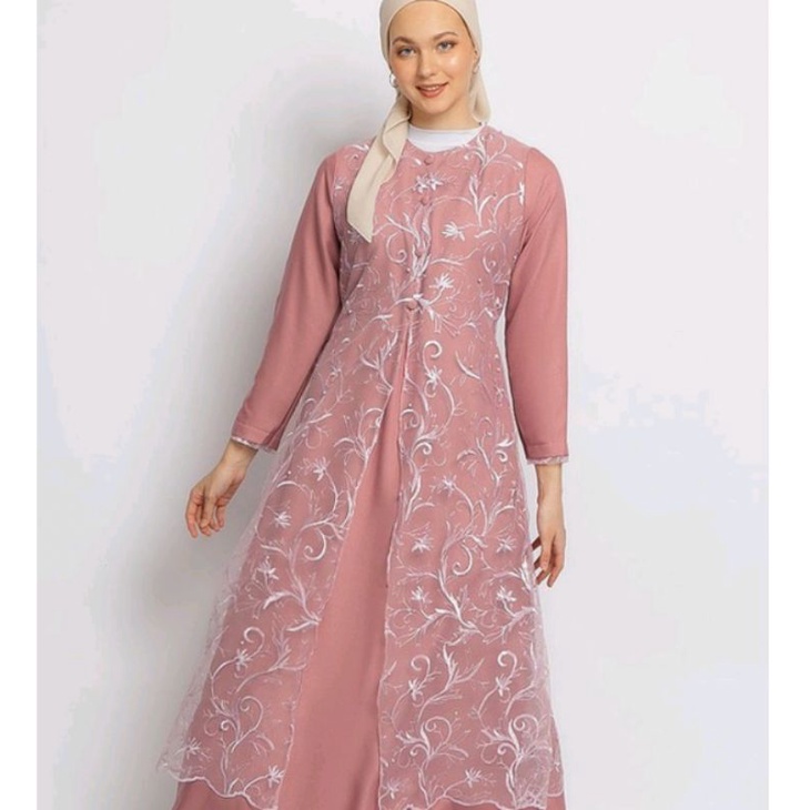 PURICIA Gamis by Hassenda - AZARINE - Pink M