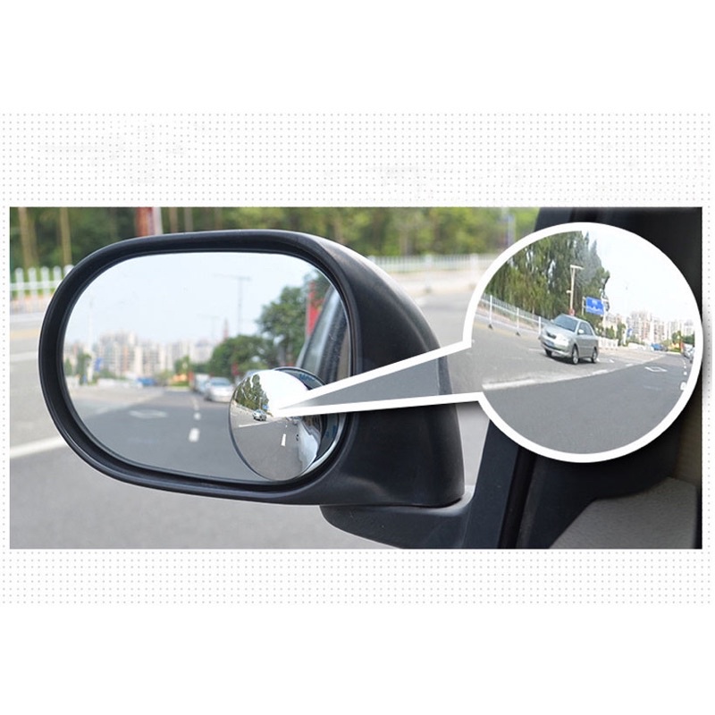 Kaca Spion Cembung Wide Angle 2 PCS - XYJ0027 - Silver