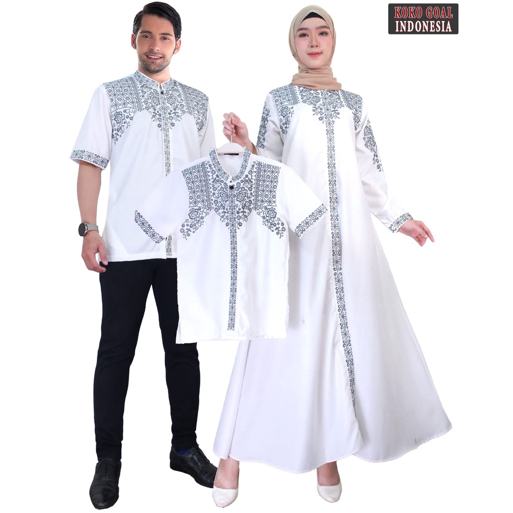 SET COUPLE FAMILY//GAMIS COUPLE BAJU KOKO//BY KOKO GOAL//FASHION MUSLIM