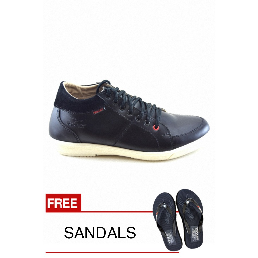 

Redknot - Sneakers Grilya Black + Bonus Sandal Senilai Rp.25.000,00