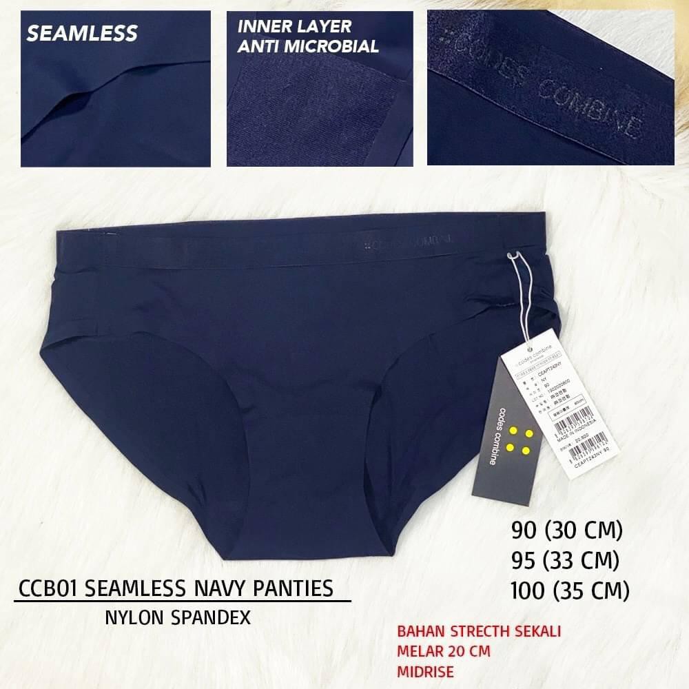 Celana Dalam Wanita Murah Playtex 01 Seamless Beige Panties & Codes Combine 01 Seamless Navy Panties