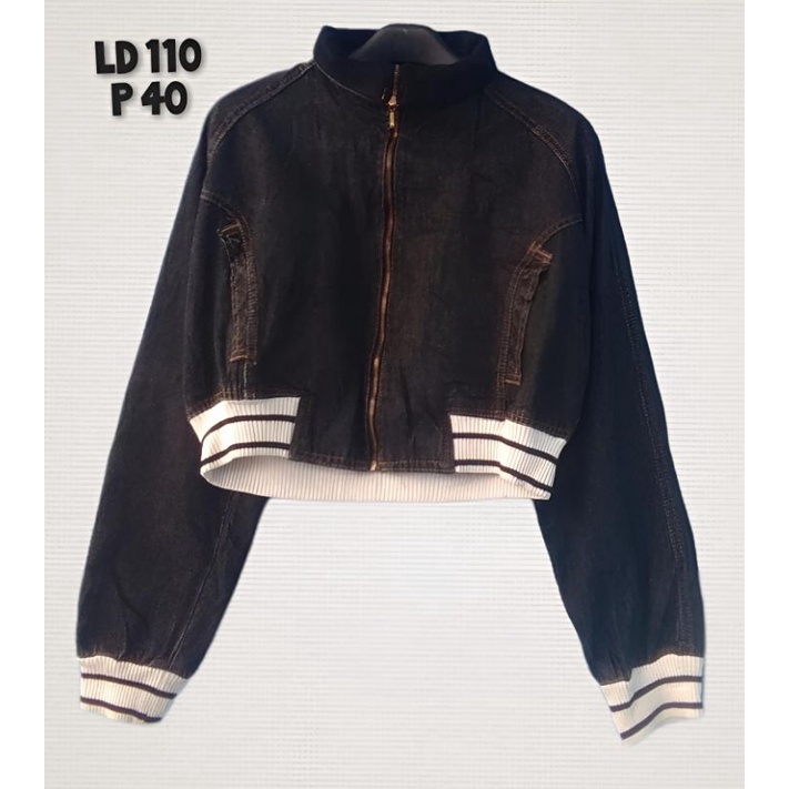 Jaket jeans crop second/PL