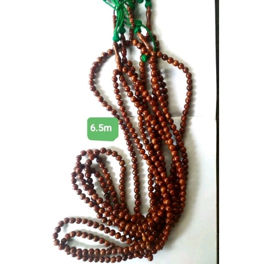 tasbih kaokah polos dan rumbai ukuran 6,5 100% asli kaokah bisa cod