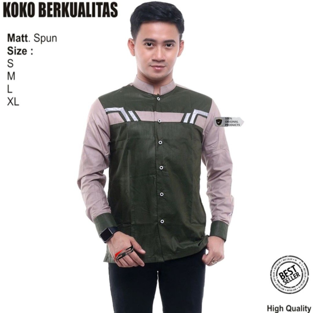 KOKO LENGAN PANJANG SYUBBANUL MUSLIMIN GUZ AZMI ORIGINAL EL RUMI HILWA