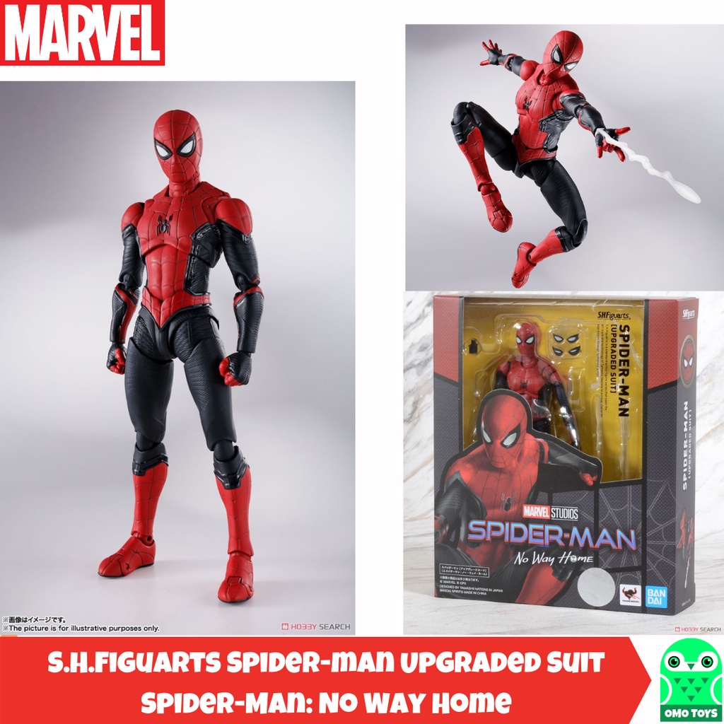 SHF Spiderman Upgrade suit Spiderman No Way Home MISB Ori Bandai