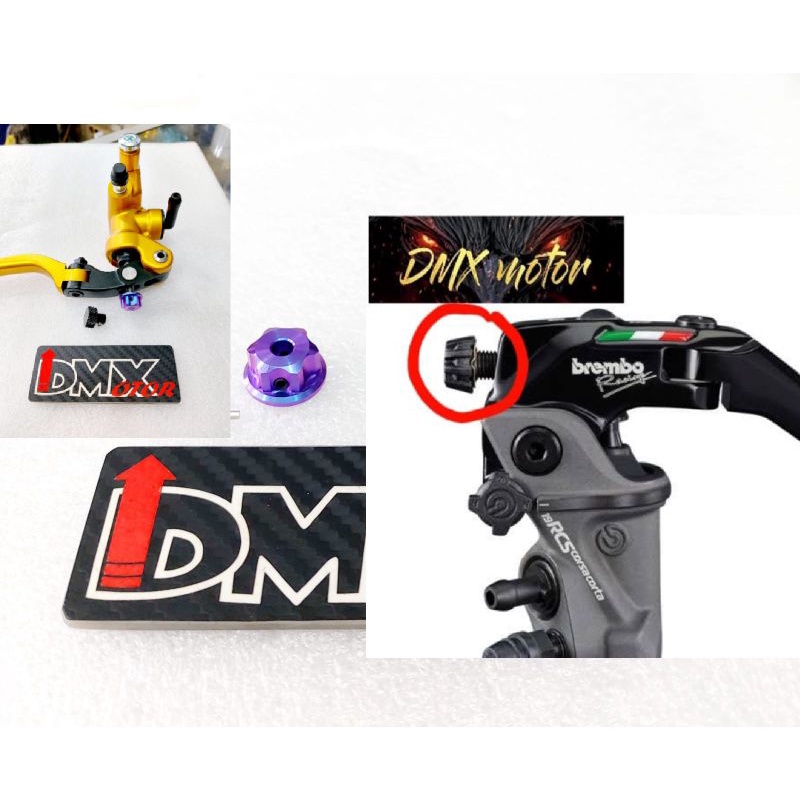 Stelan adjuster handle rem brembo RCS titanium grade 5