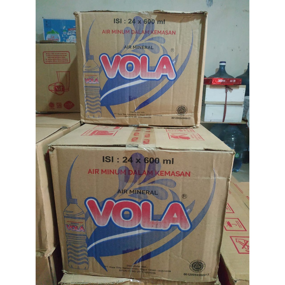 

VOLA AIR MINERAL GELAS BOTOL 600 ML