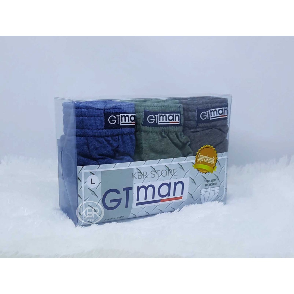 WF STORE GTman paket 3pcs | Celana dalam pria GTman GMY | Pakaian dalam gt man | CD gt man