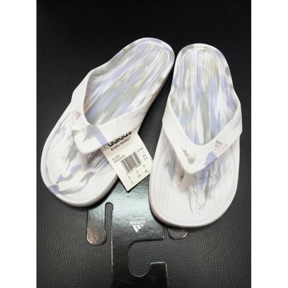 ADIDAS DURAMO MARBLED Y S77986 SANDAL JEPIT ORIGINAL BNWT MURAH