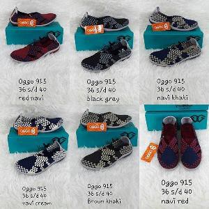 Dijual SEPATU RAJUT ANYAMAN OGGO FLAT TYPE 915 Berkualitas