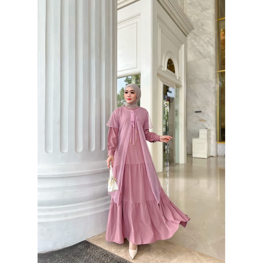 Prameswari set Outer  Baju set Outer tile terpisah